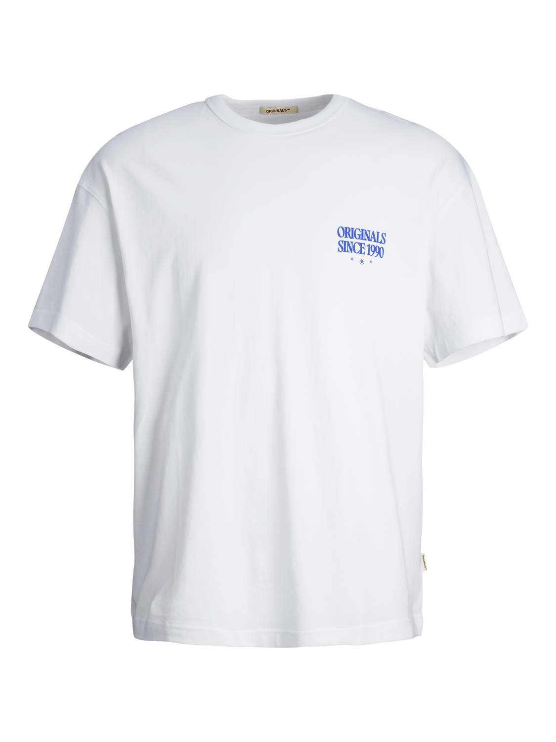 Camiseta oversize estampada blanca -JORMYKONOS