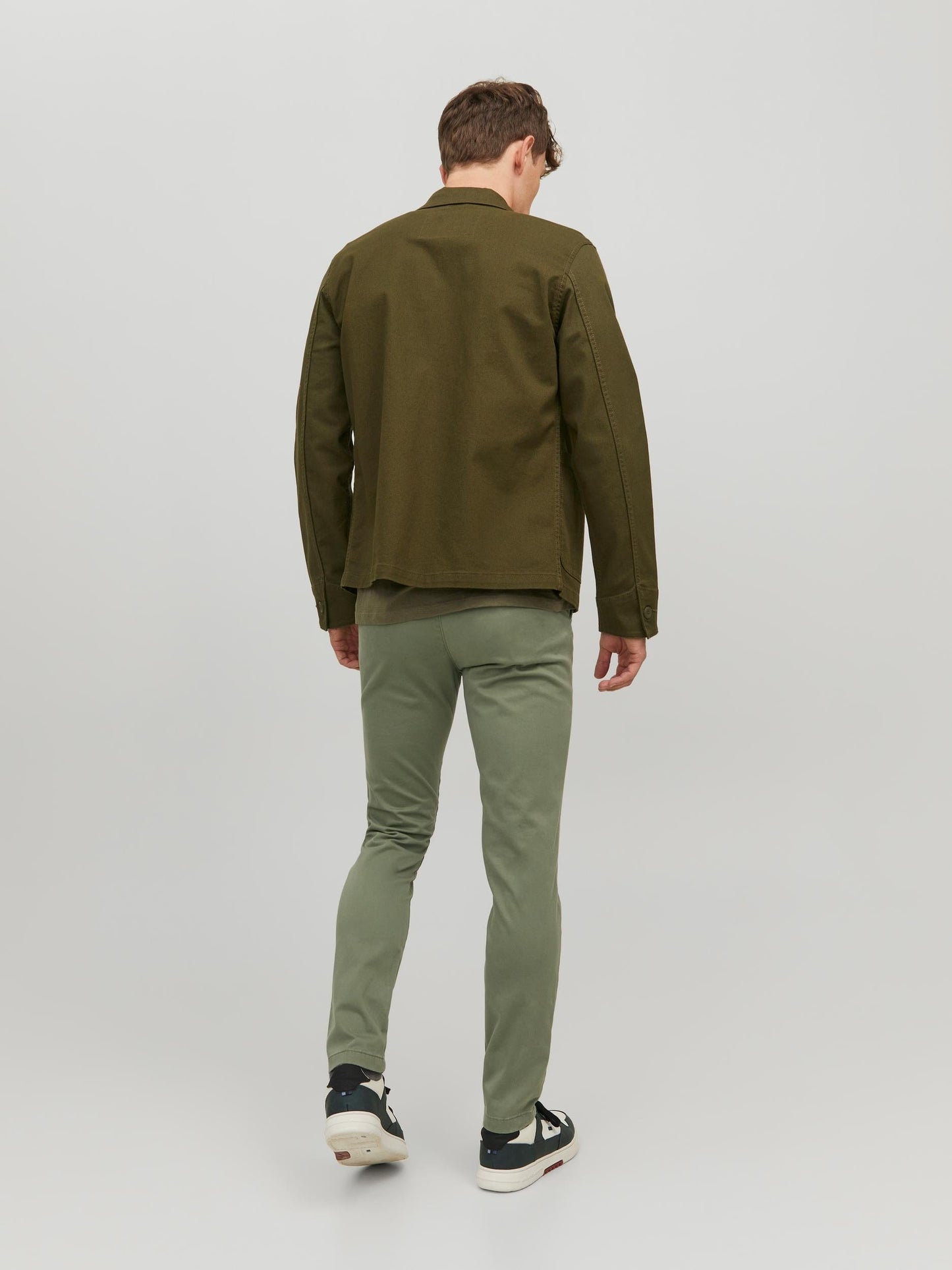 Pantalón Chino ajustado verde - JPSTMARCO JJBOWIE SA NOOS Pants
