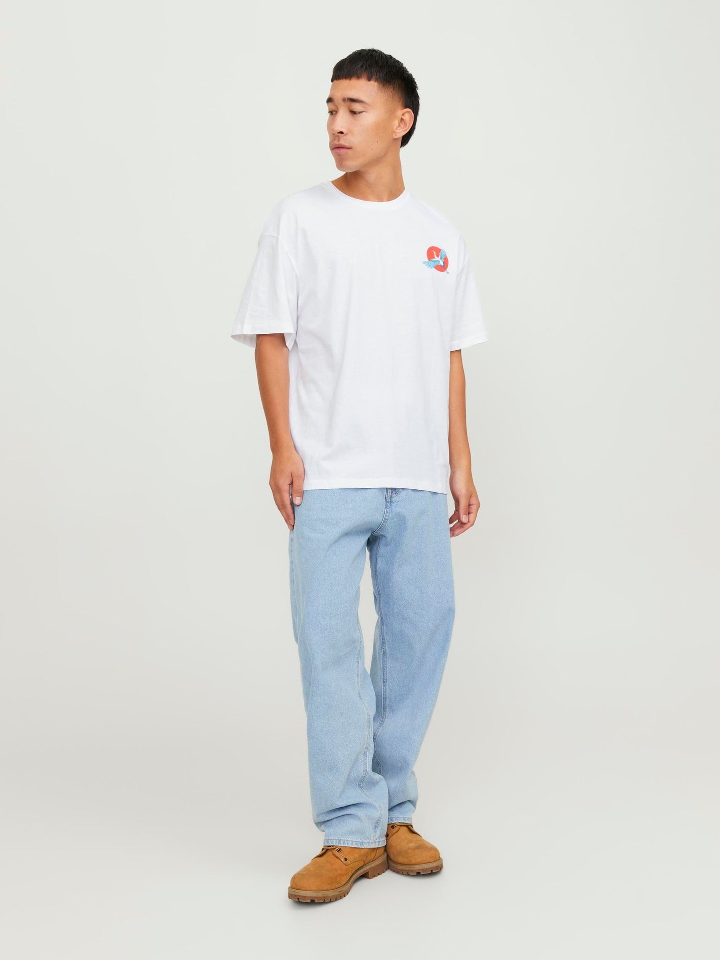 Camiseta oversize estampada blanca - JORBRADLEY