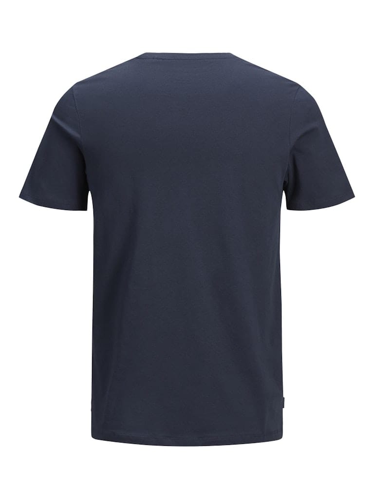 Camiseta azul - JJEORGANIC BASIC TEE SS O-NECK NOOS