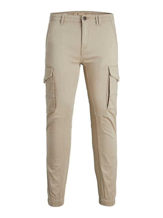 Pantalón Cargo Beige - JPSTPAUL FLAKE CARGO CROCKERY NOOS