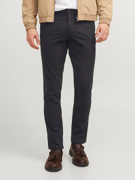 Pantalón chino negro - JPSTMARCO BOWIE SA BLACK NOOS