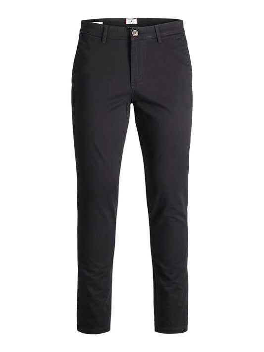 Pantalón chino negro - JPSTMARCO BOWIE SA BLACK NOOS