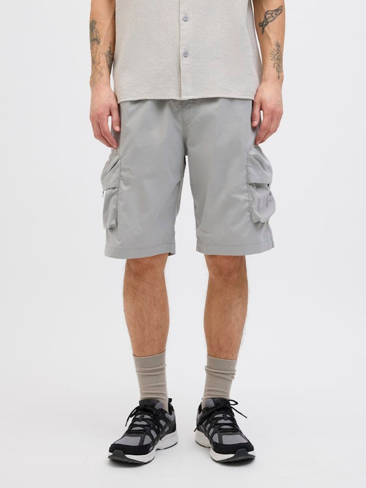 Bermuda cargo gris - JPSTCOLE HART TECH CARGO SHORTS MID