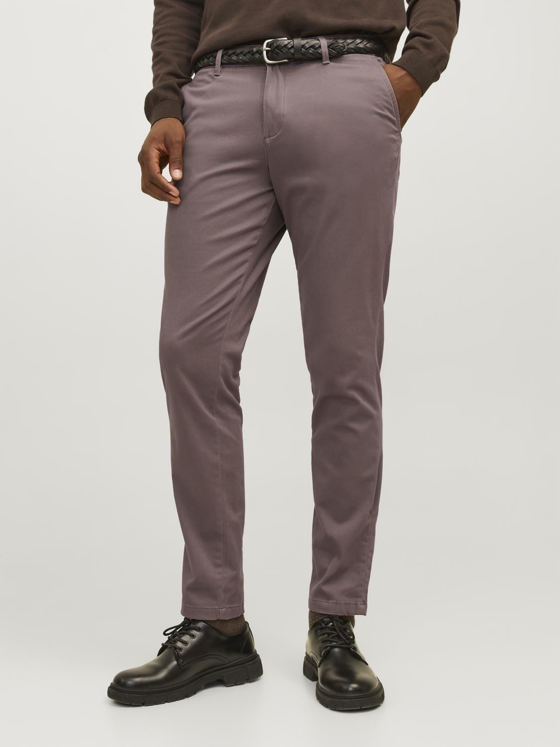 Pantalones chinos violeta - JPSTMARCO