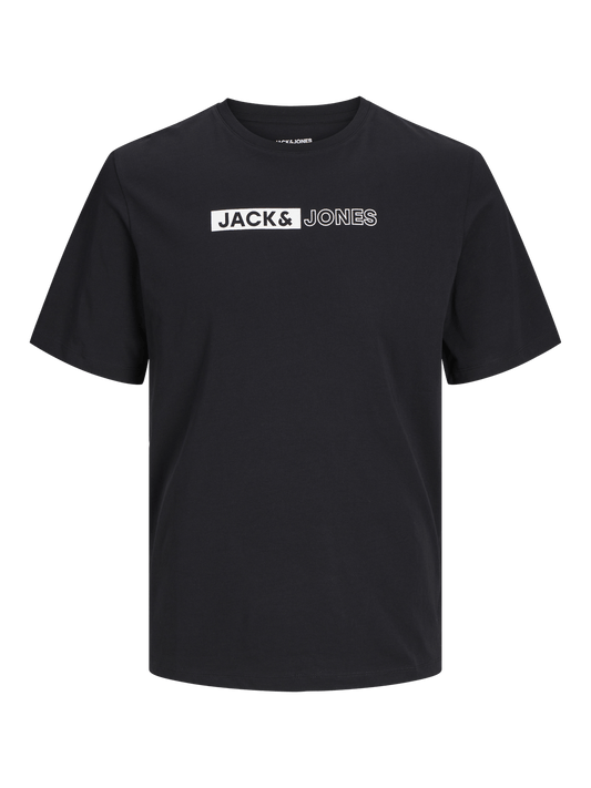 Camiseta con logo negra - JJECORP LOGO TEE PLAY SS O-NECK NOOS