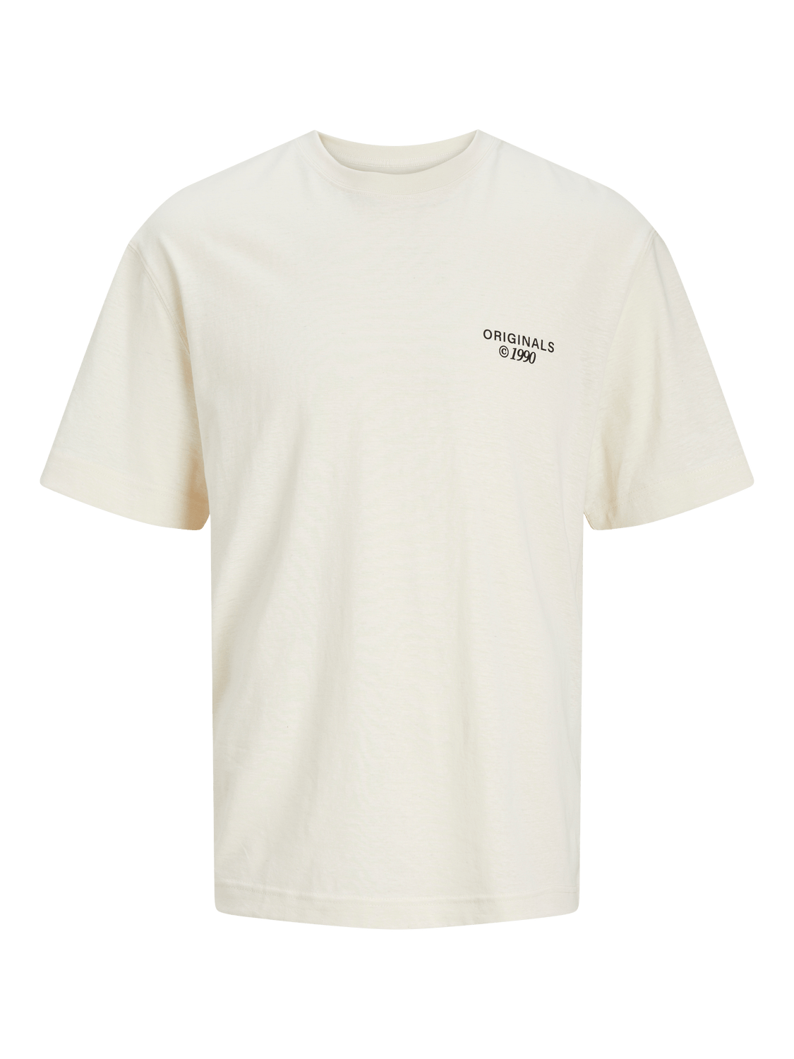 Camiseta oversize estampada beige -JORBILLY