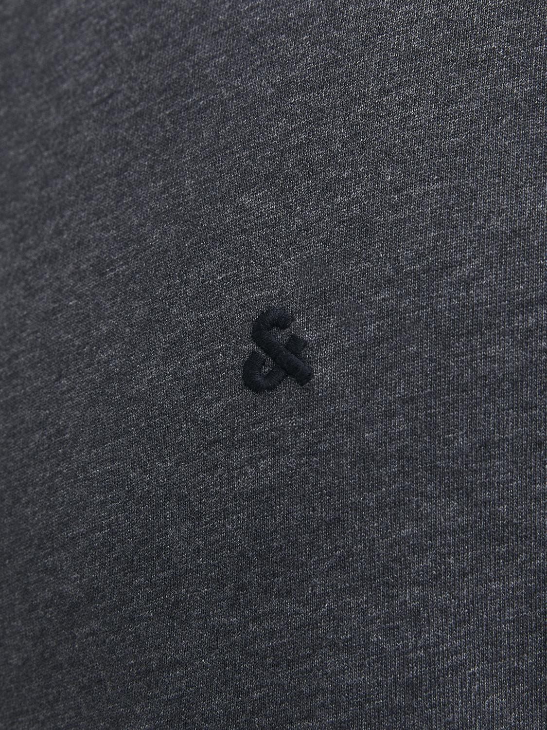 Camiseta con logo gris oscuro - JJEPAULOS TEE SS CREW NECK NOOS