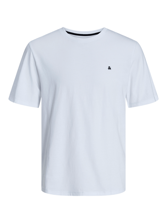 Camiseta de manga corta blanca - JJEPAULOS TEE SS CREW NECK NOOS