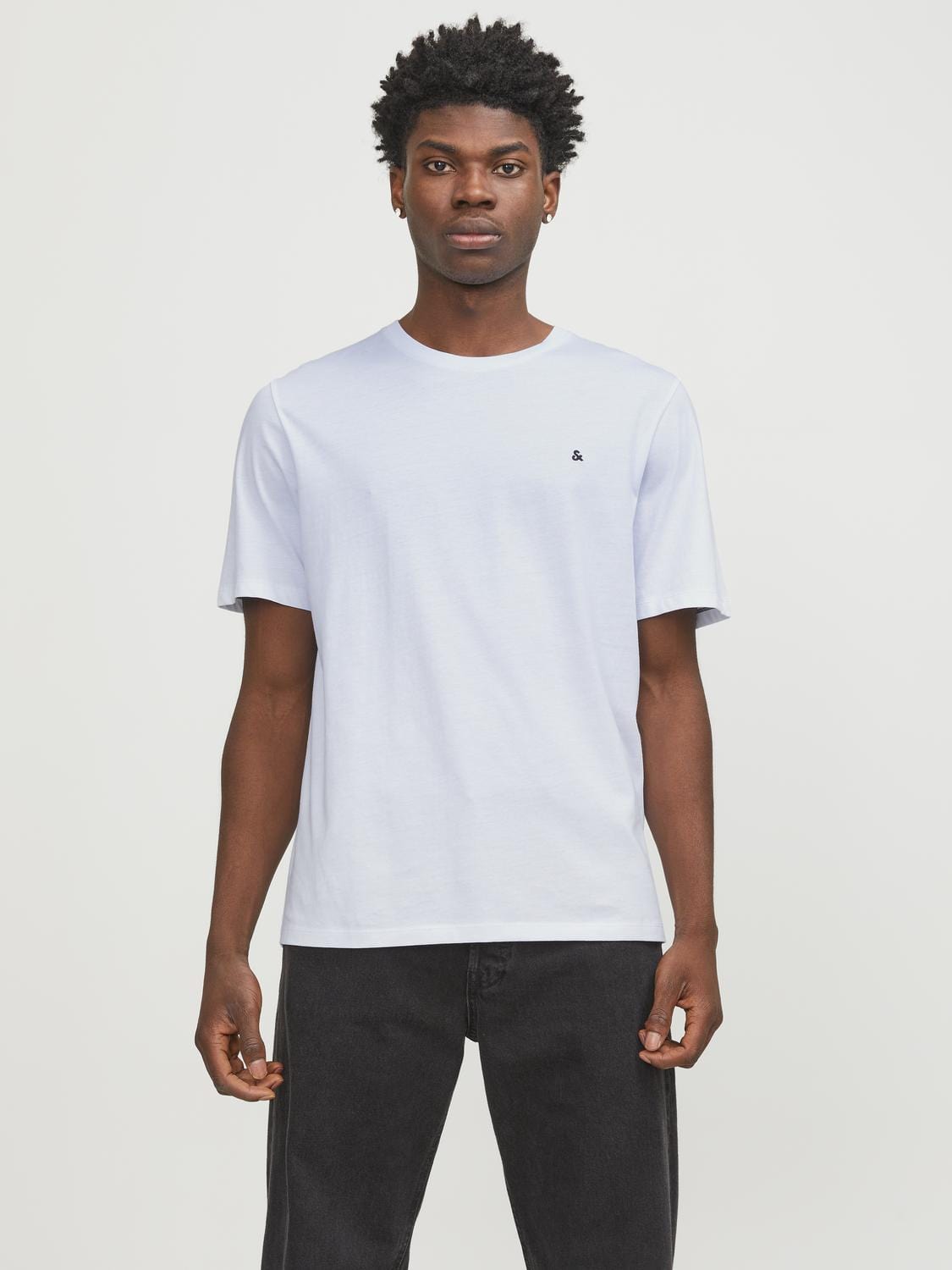 Camiseta de manga corta blanca - JJEPAULOS TEE SS CREW NECK NOOS