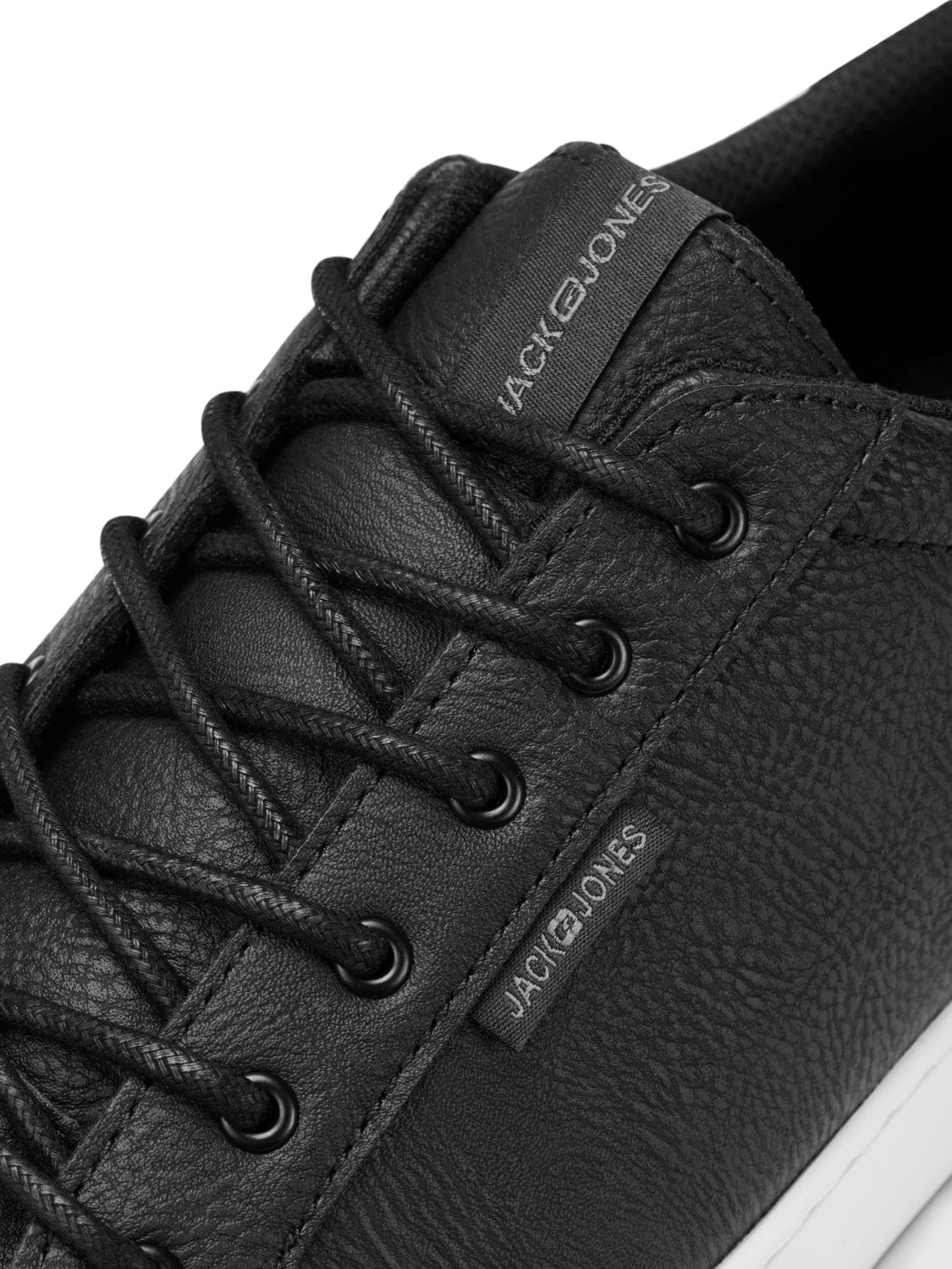 Zapatillas de piel sintética negra -JFWTRENT
