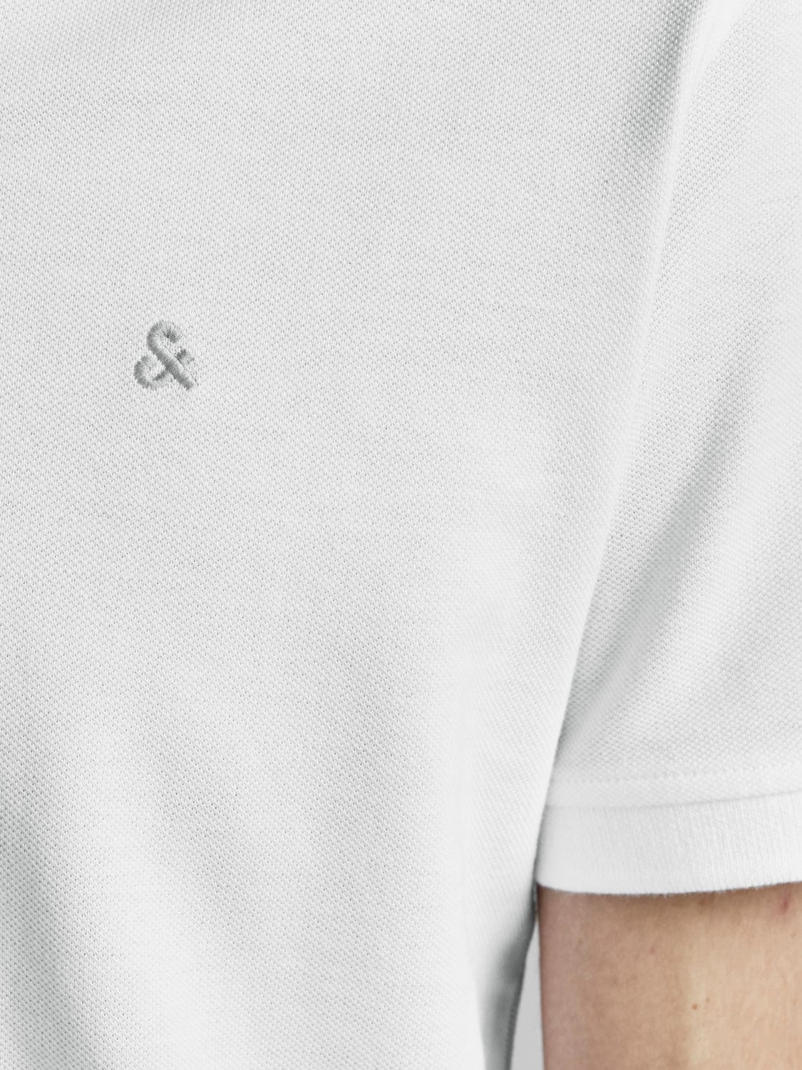 Polo manga corta blanco - JJEPAULOS POLO SS NOOS