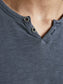 Camiseta cuello pico Azul - SPLIT