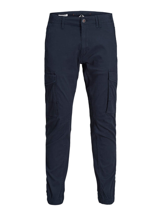 Pantalón Cargo Slim Azul Marino - JJIPAUL JJFLAKE AKM 542 NAVY BLAZER NOOS