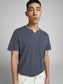 Camiseta cuello pico Azul - SPLIT