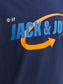 Camiseta manga corta azul marino- JCOBLACK