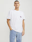 Camiseta oversize estampada blanca - JORLAFAYETTE