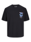 Camiseta oversize estampada negra - JORORCHID