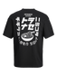 Camiseta oversize estampada negra - JJDIRK