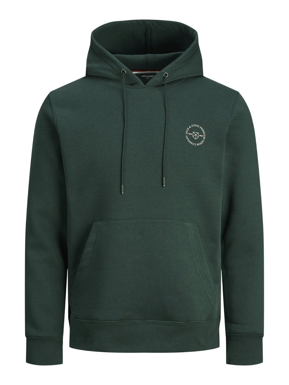 Sudadera con capucha básica verde oscuro - JPRBLUSHIELD
