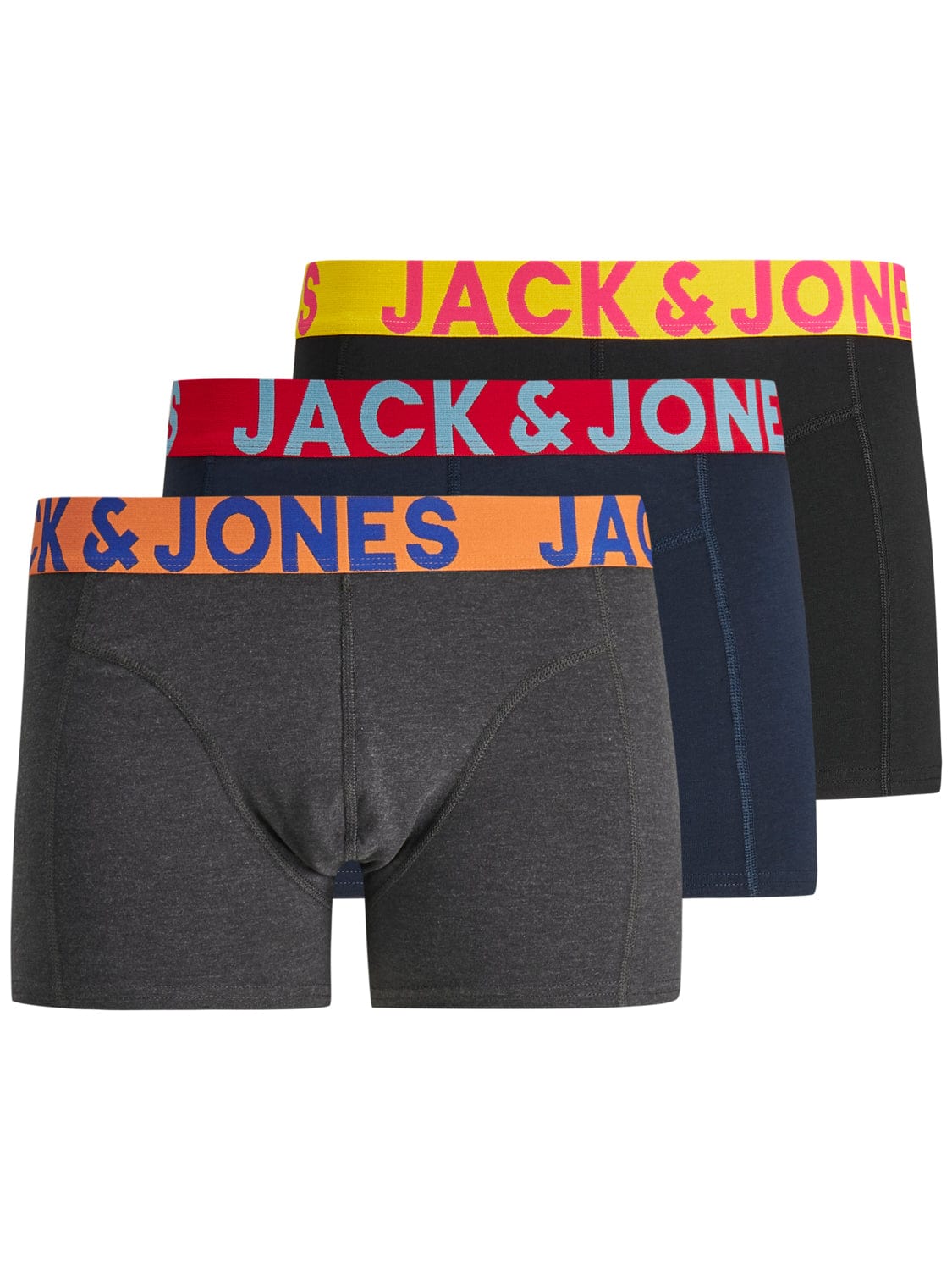 Calzoncillos tipo Boxer, pack de 3 unidades en negro modelo CRASY