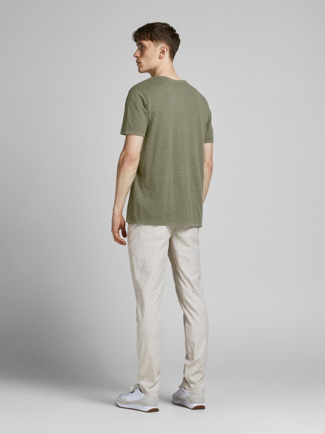 Camiseta cuello pico Verde - SPLIT