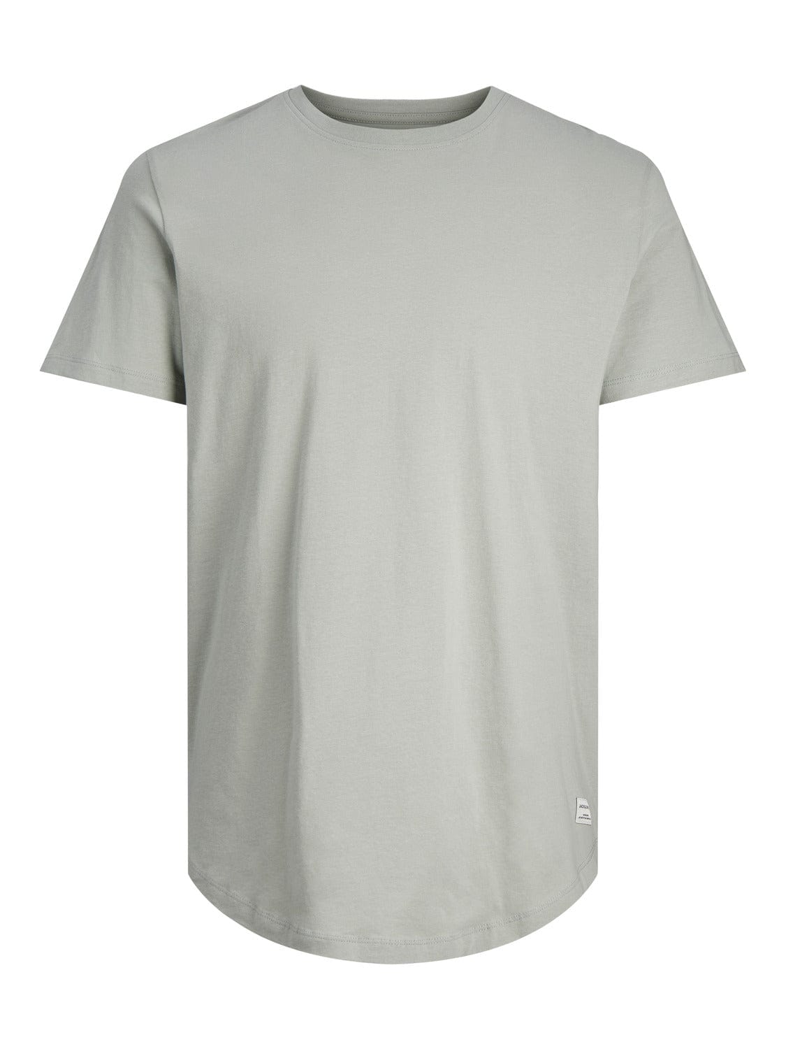 Camiseta manga corta gris claro- JJENOA