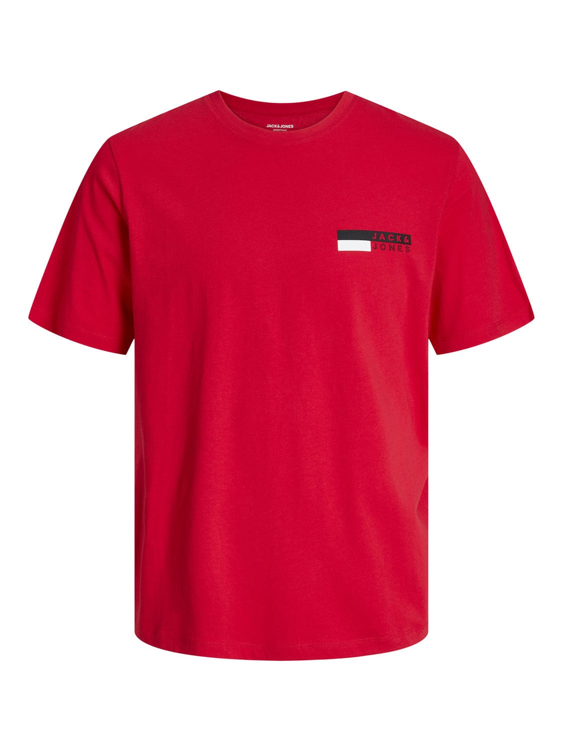 Camiseta con logo roja  -  JJECORP LOGO TEE PLAY SS O-NECK NOOS