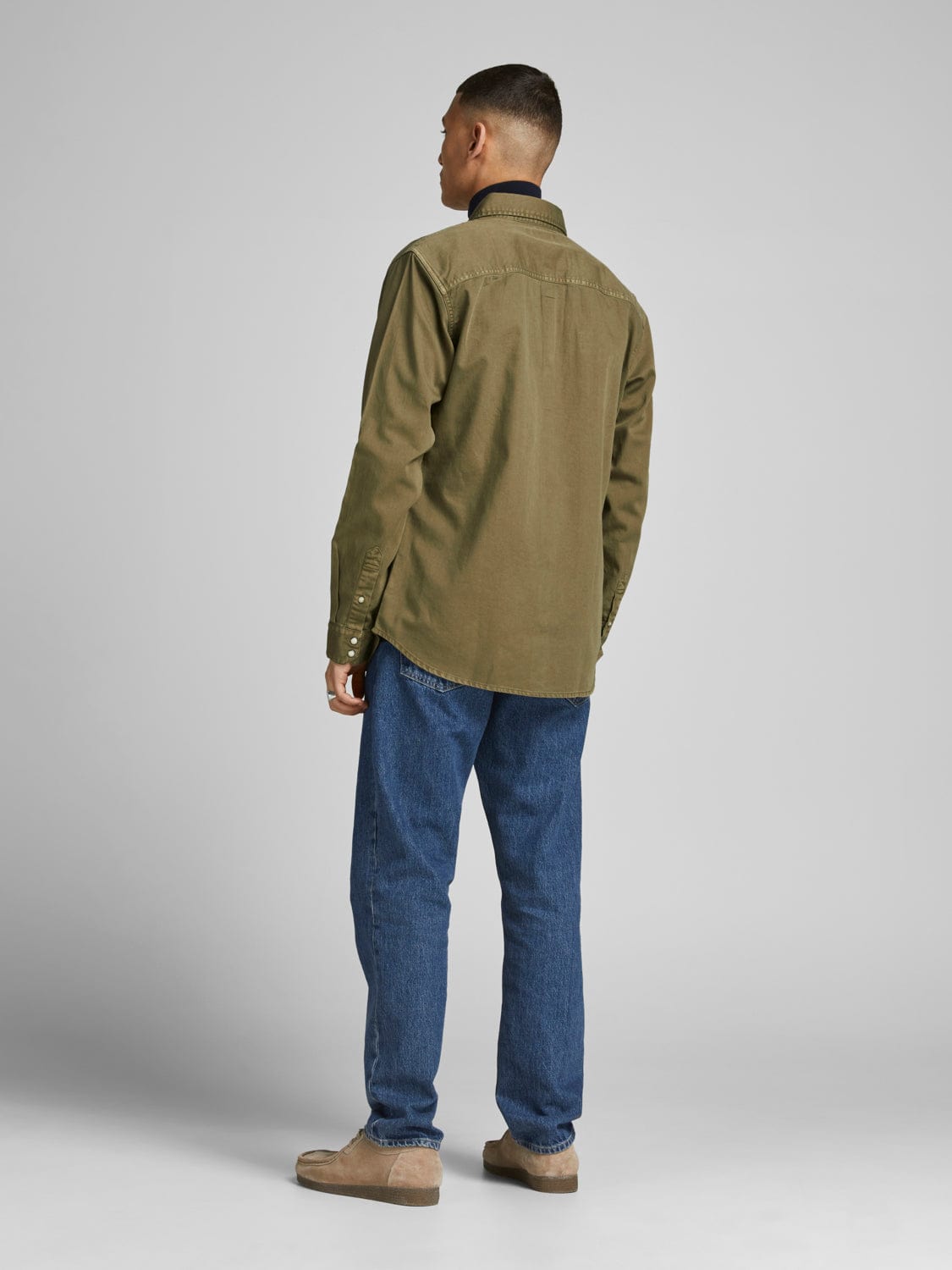 Camisa vaquera verde - SHERIDAN