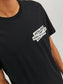 Camiseta negra de algodón- JCOSPIRIT