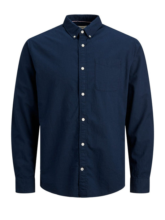 Camisa con bolsillo azul marino - JJEOXFORD