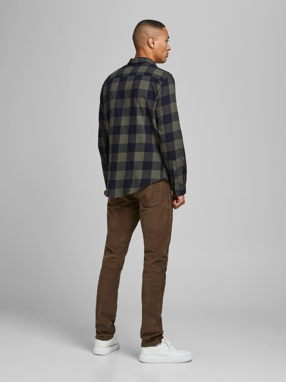 Camisa de cuadros verde -GINGHAM