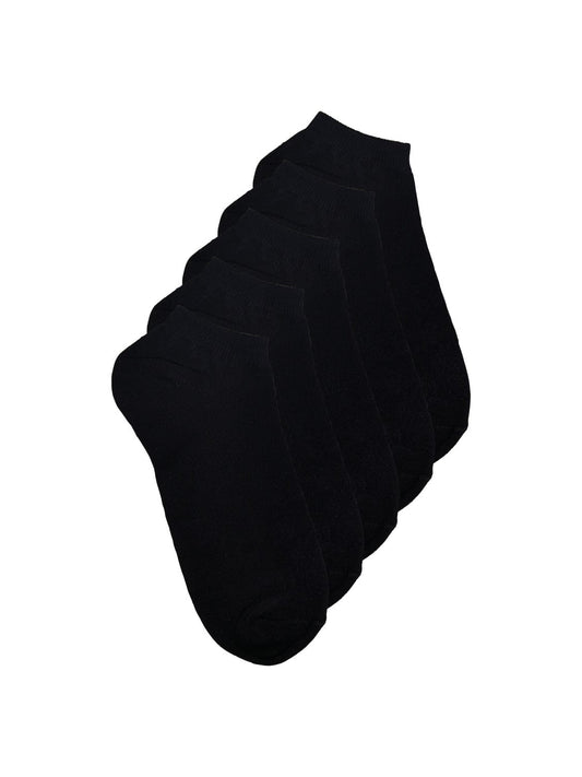 Calcetines cortos 5 pares Negros - DONGO