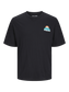 Camiseta oversize estampada negra - JORMELLOW