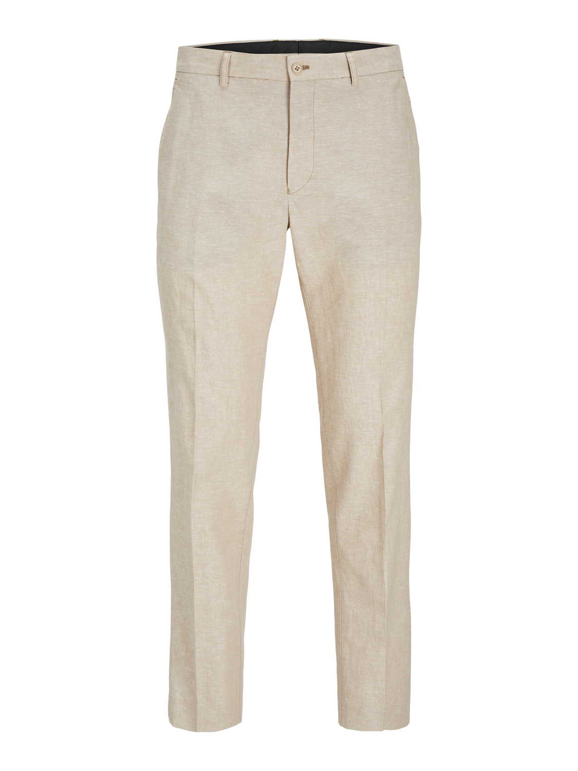 Pantalón de traje de lino beige -JPRRIVIERA