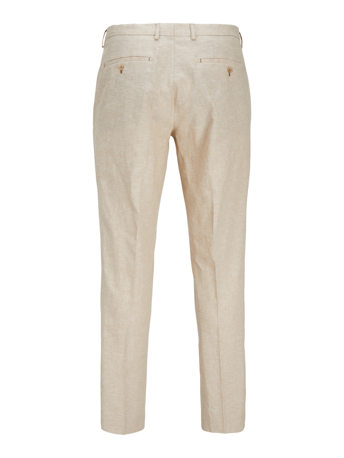Pantalón de traje de lino beige -JPRRIVIERA