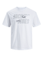 Camiseta blanca maga corta -JCOBLACK