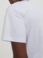Camiseta blanca maga corta -JCOBLACK