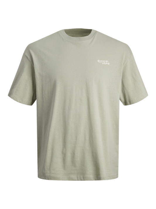 Camiseta oversize estampada gris - JJDIRK