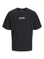 Camiseta oversize estampado negra - JORMYSTERY