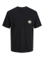 Camiseta oversize estampada negra - JORLAFAYETTE