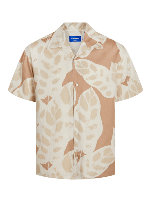 Camisa con estampado marrón - JORSEQUOIA