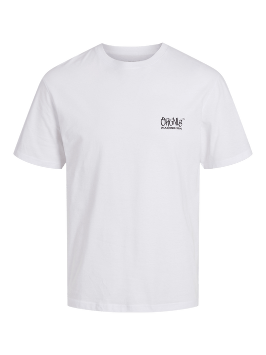 Camiseta con logo blanco - JORBUSHWICK