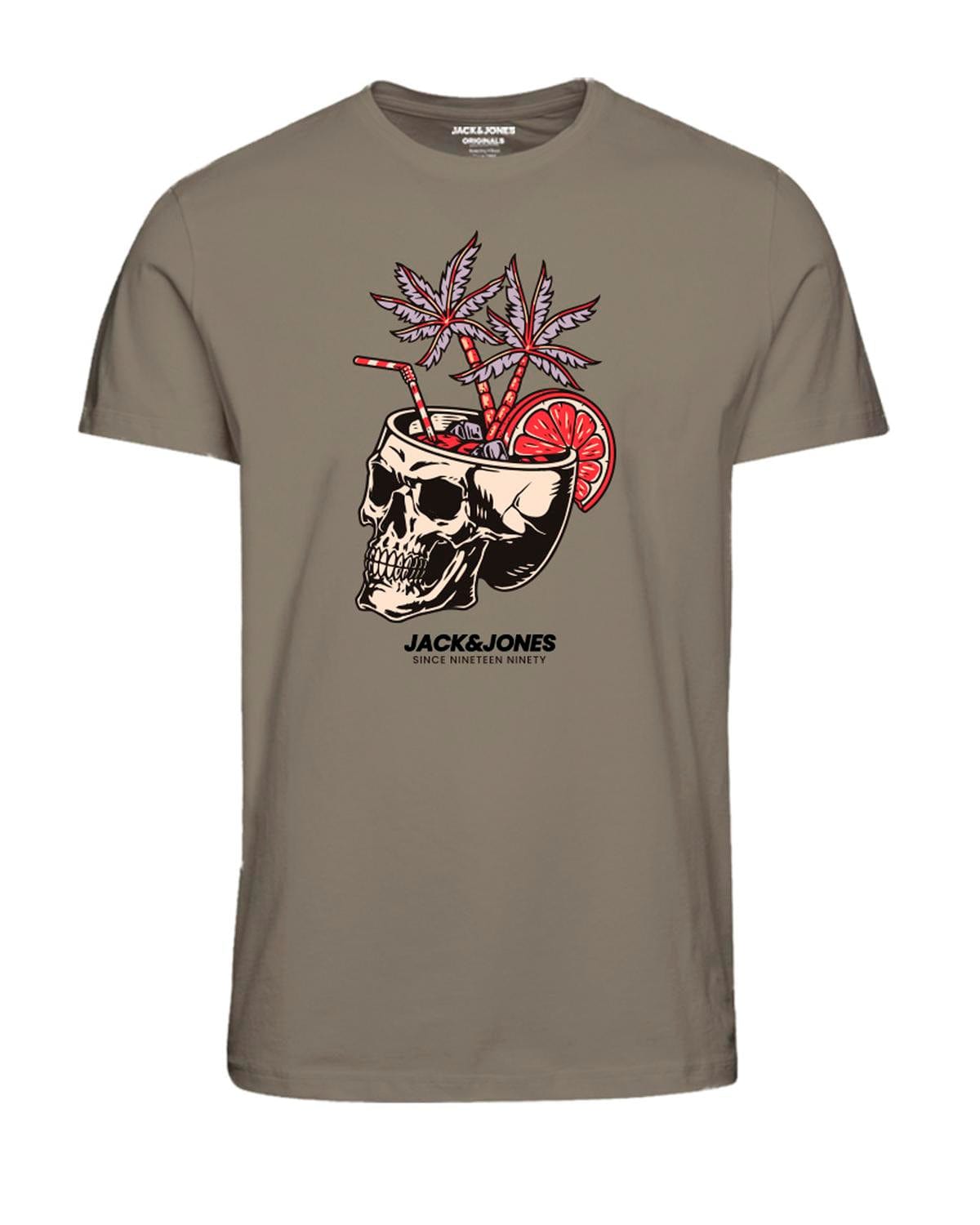 Camiseta estampada gris - JORSEQUOIA