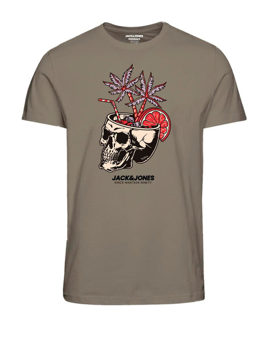 Camiseta estampada gris - JORSEQUOIA