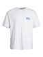 Camiseta oversized estampada blanca -JORMYKONOS