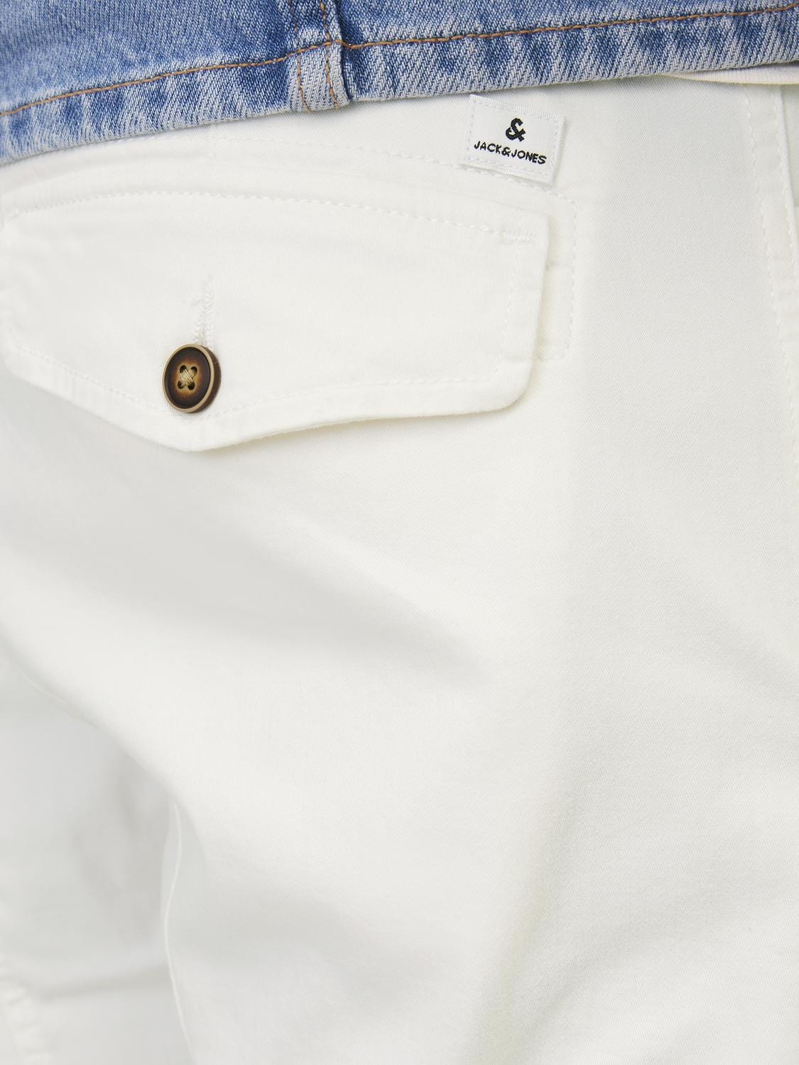 Pantalón Cargo Slim Blanco - JPSTPAUL FLAKE