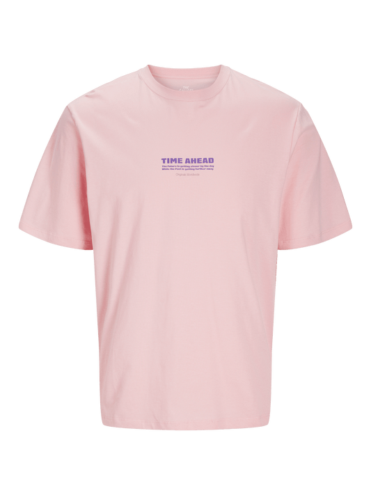 Camiseta estampada rosa - JORBLEACH
