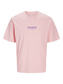 Camiseta estampada rosa - JORBLEACH