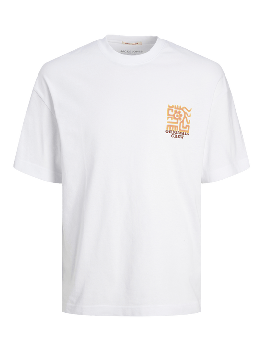 Camiseta estampada blanca - JORKALBARRI